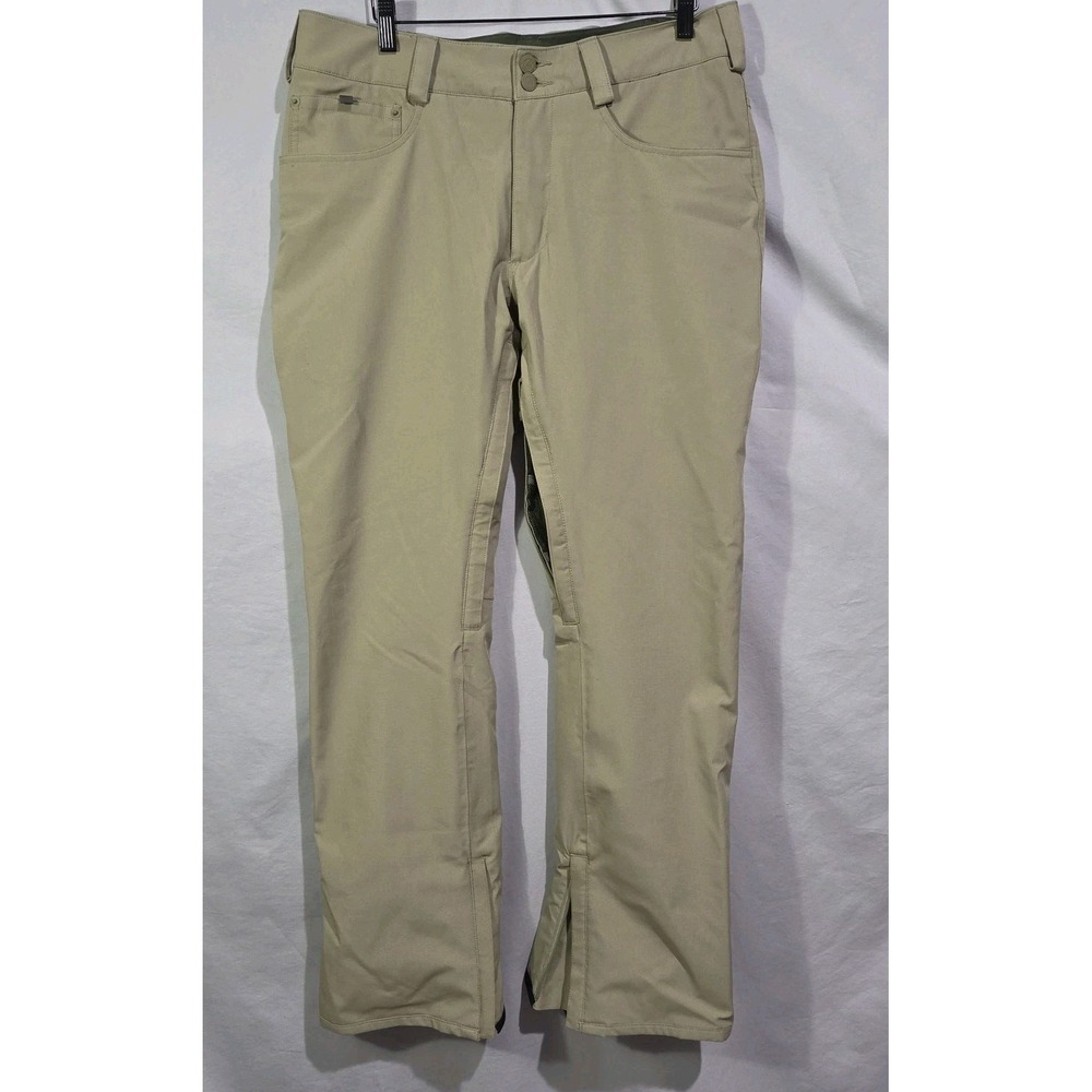 Burton Snowboard Pants Dhaka‎ Living Lining Mens Medium Green Vented Shell Clips